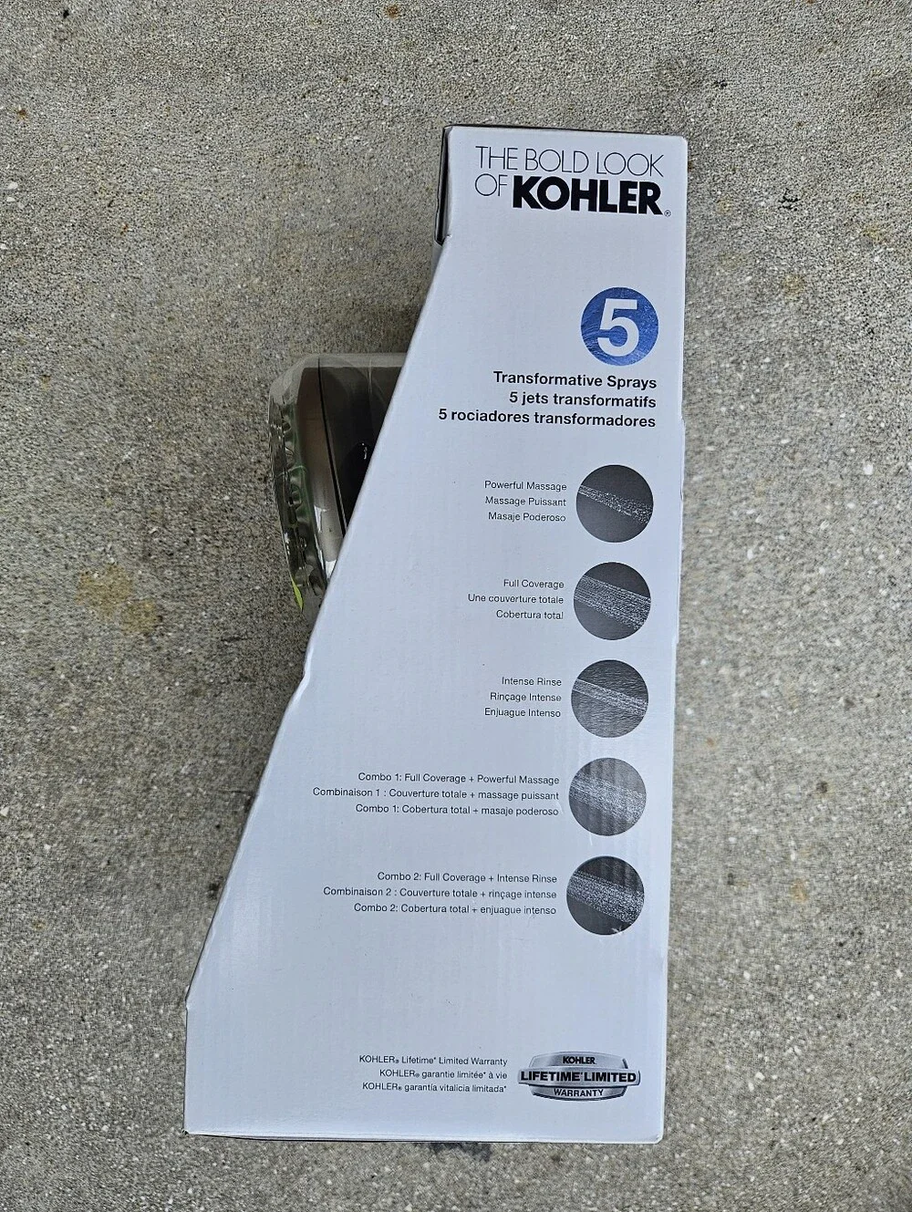 Kohler Enlighten Polished Chrome Handheld Shower 1.75-GPM, R75566-G-BN New